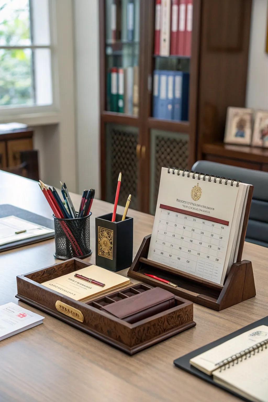 Personalized stationery introduces a hint of classic elegance.