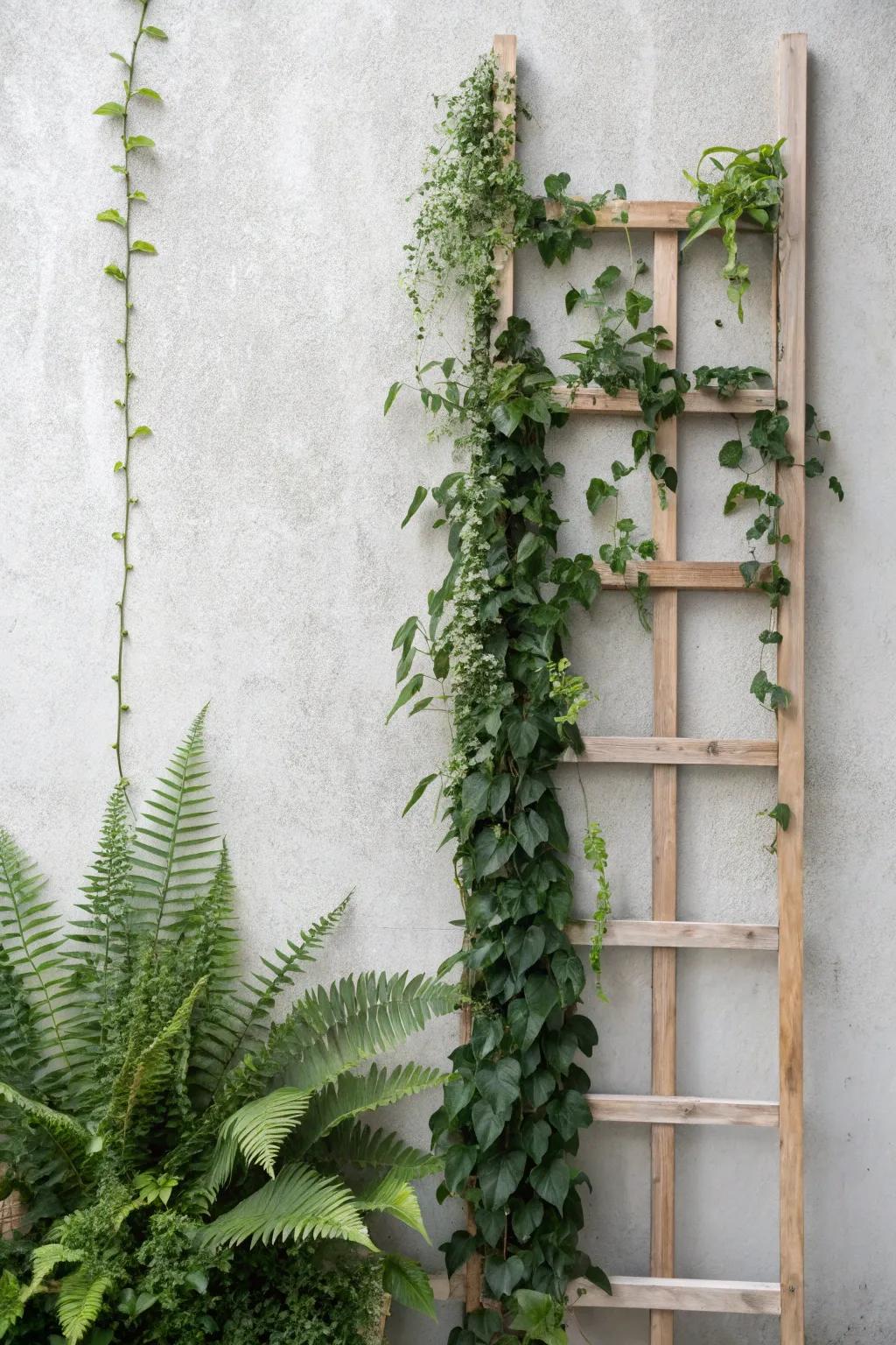 Transform your space with a living partition: where nature meets art in minimalist perfection.