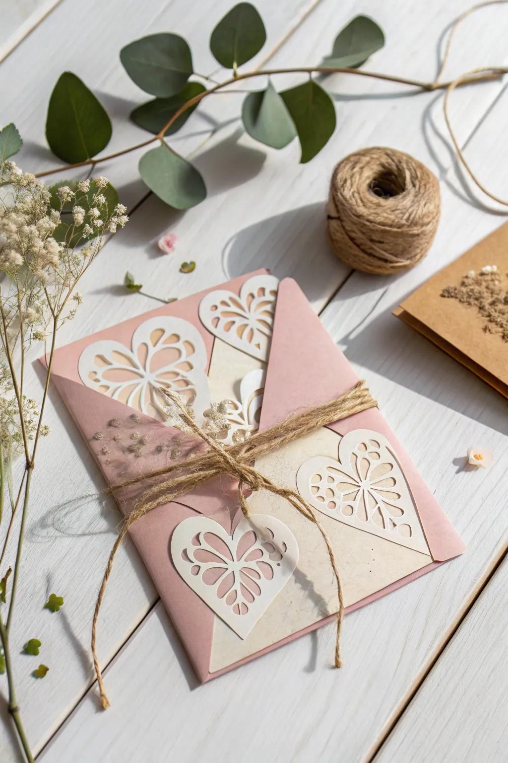 Celebrate affection and sustainability through eco-conscious Valentine's Day cards fashioned from the core.