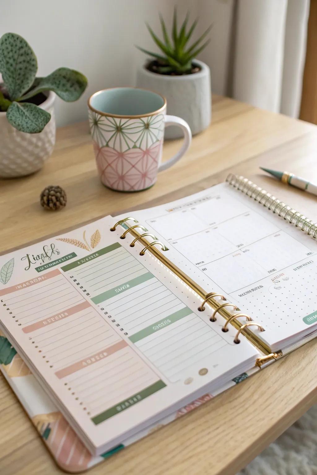 Elevate your daily routine with a stunning habit tracker that blends Scandinavian minimalism with a touch of Boho elegance. #PlannerGoals #HabitTracker