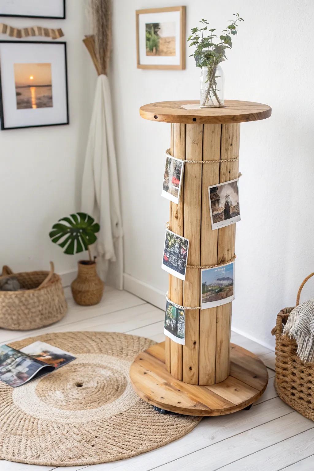 With a chic rotating art display where Scandinavian minimalism meets boho style, you can transform your space!