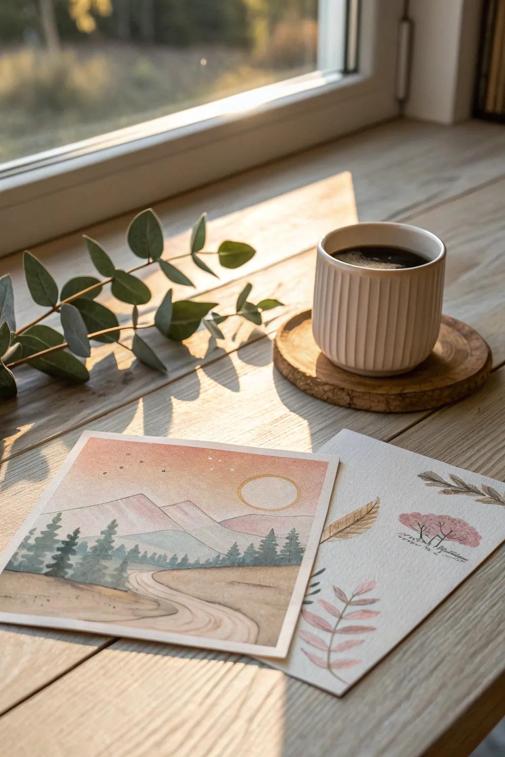 Send a little joy each day with artful dispatches.