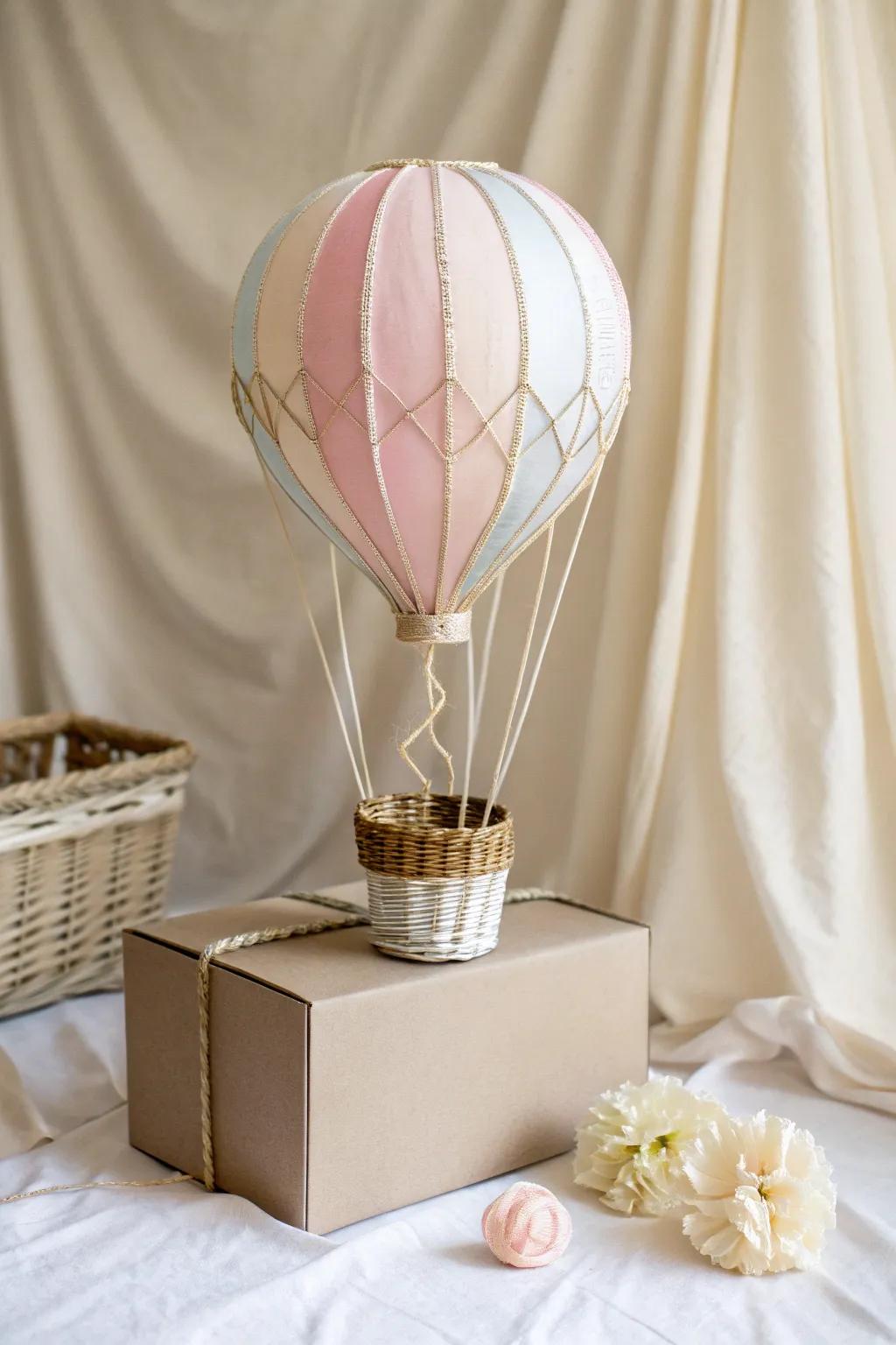 Ascend into simplicity with this captivating DIY sky orb Valentine receptacle, impeccable for seizing hearts with understated sophistication.