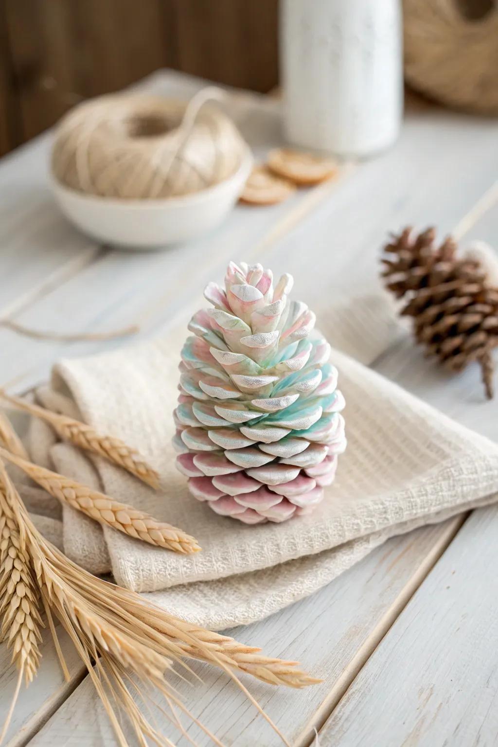 Add a touch of rustic elegance to your home with beautifully crafted pine cone decor.