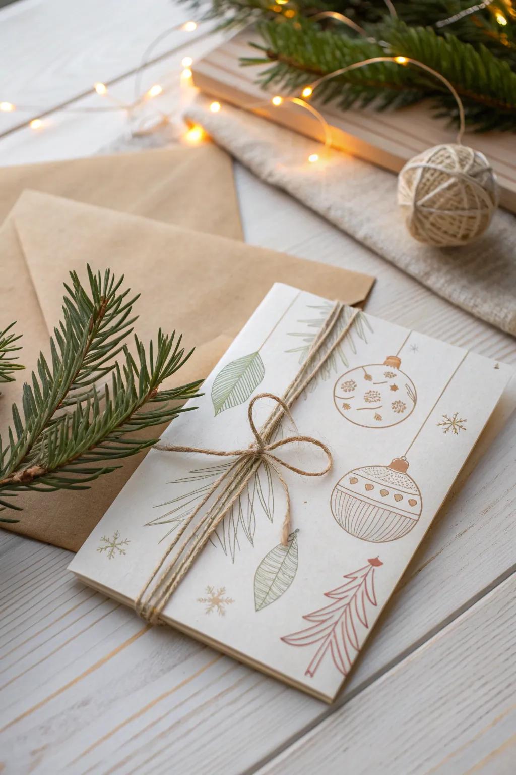 Celebrate the season through eco-conscious elegance. 🌿✨