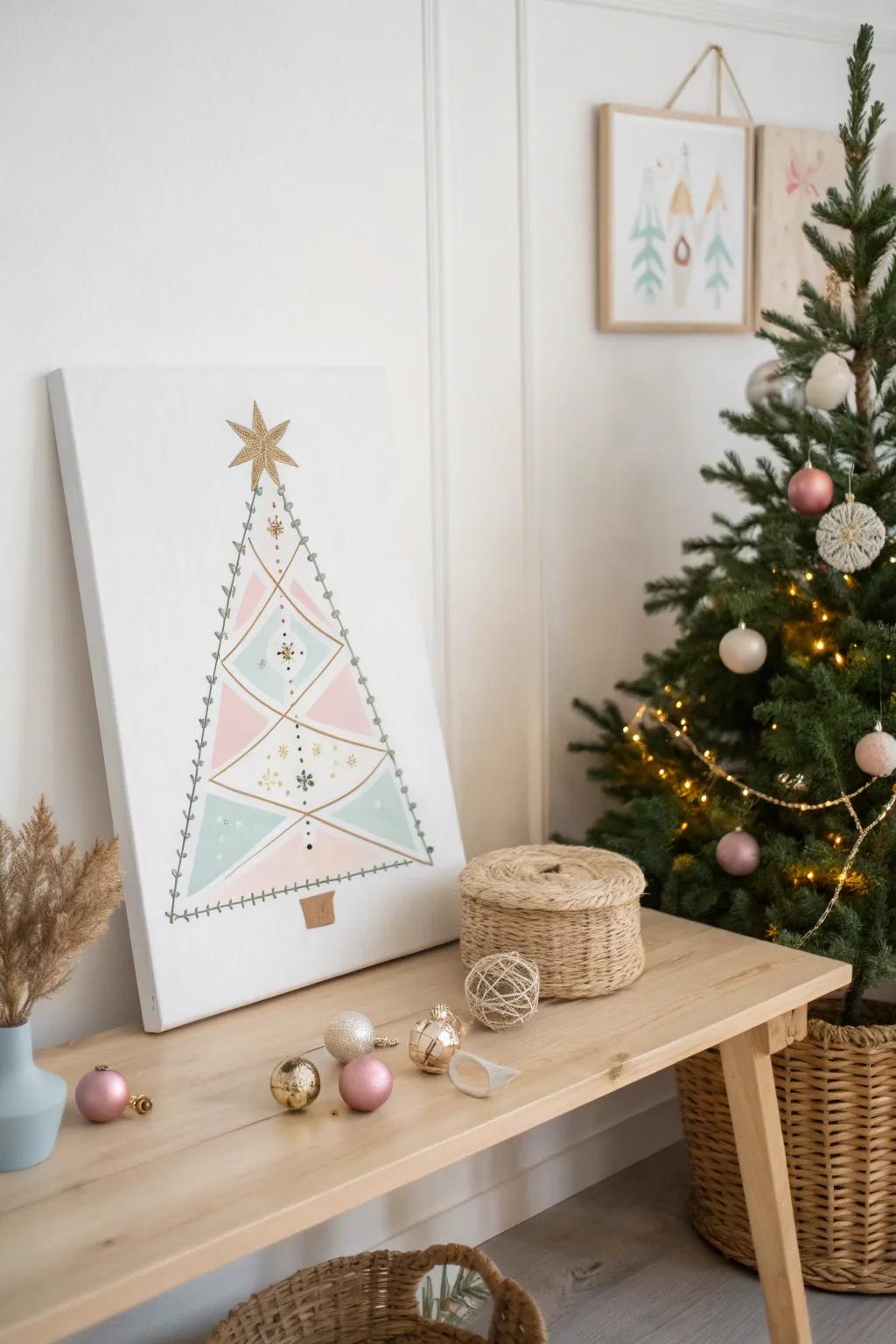 Craft a nature-inspired Christmas masterpiece with your kids—where art meets the great outdoors!