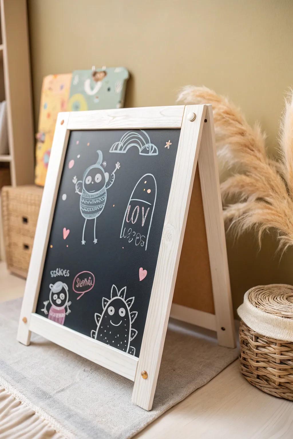 Unleash ingenuity with this captivating creature-themed scoreboard, where unpretentiousness harmonizes with playful design.