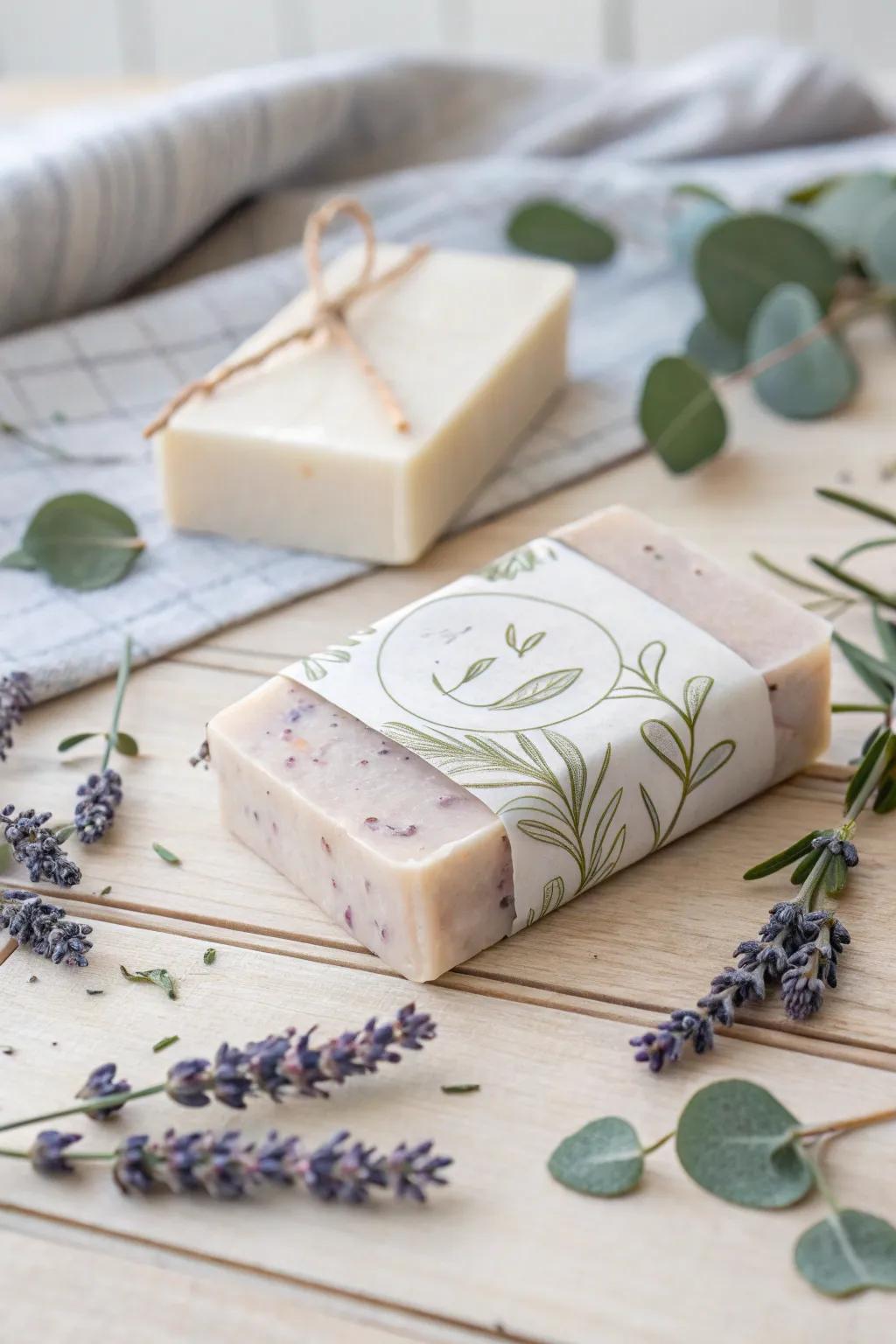 Delight guests using enchanting, handcrafted cleansing bar favors that blend simplicity and elegance.