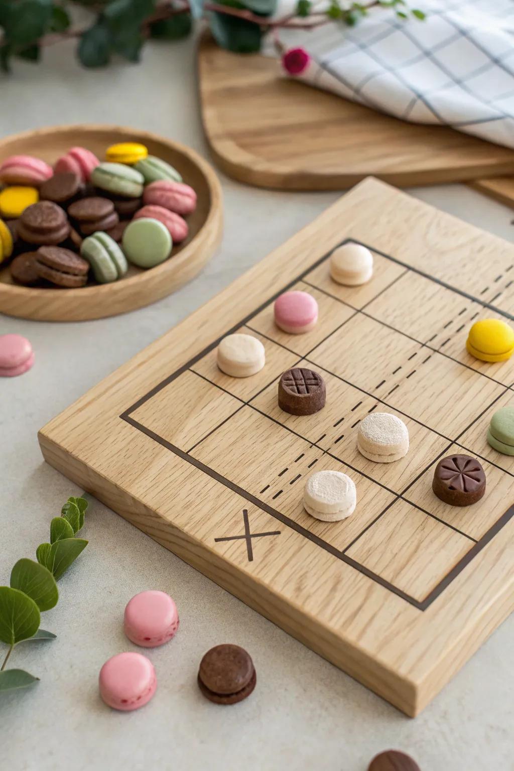 Sweeten your game evening with edible game pieces that are as delightful to look at as they are to nibble on!