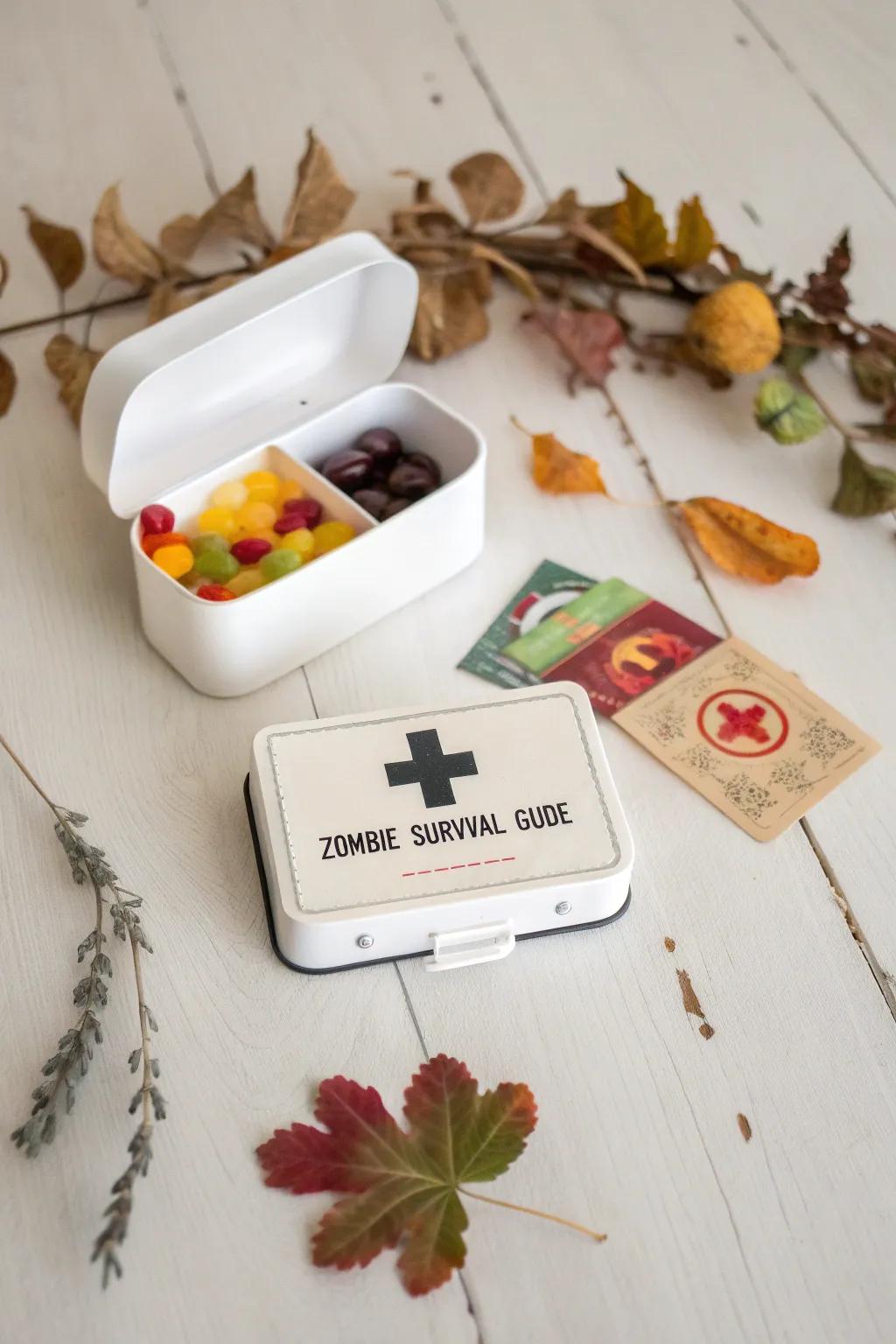 Survive elegantly with this charming DIY Undead Survival Package—ideally suited for a laughter-laden Halloween!