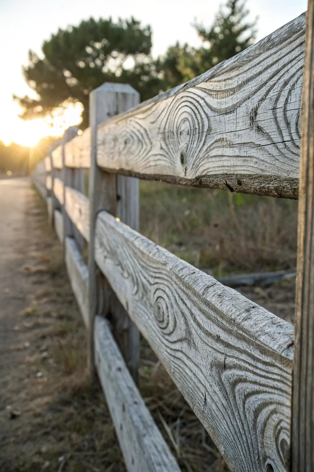 Embrace ageless sophistication with an aged timber screen that narrates its own tale.