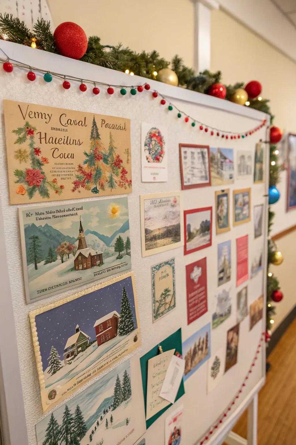 Vintage correspondence imparts nostalgic charm to your celebratory board.