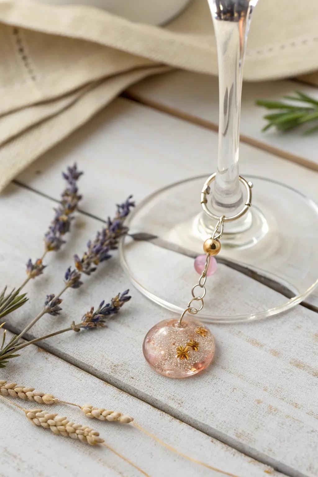 With the understated elegance of epoxy resin stem accessories, you can elevate your wine evenings.