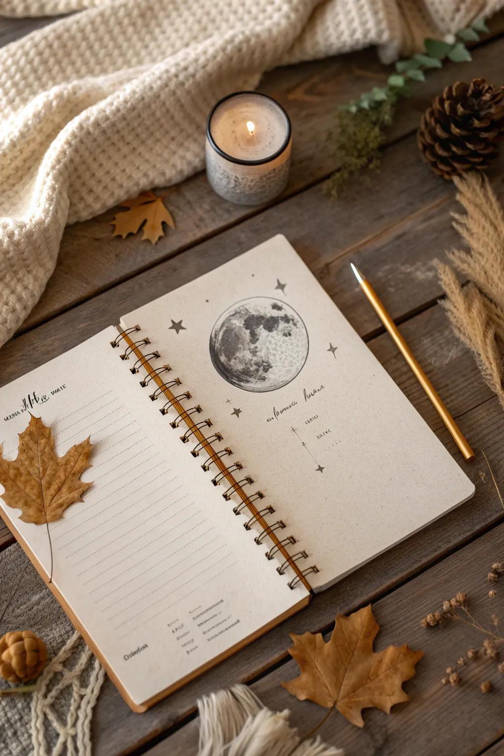 Capture your seasonal reveries beneath the luminescence of the harvest crescent.