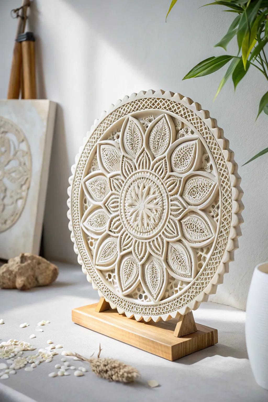 Celebrate diversity using a hint of minimalist style through cultural motif forms.