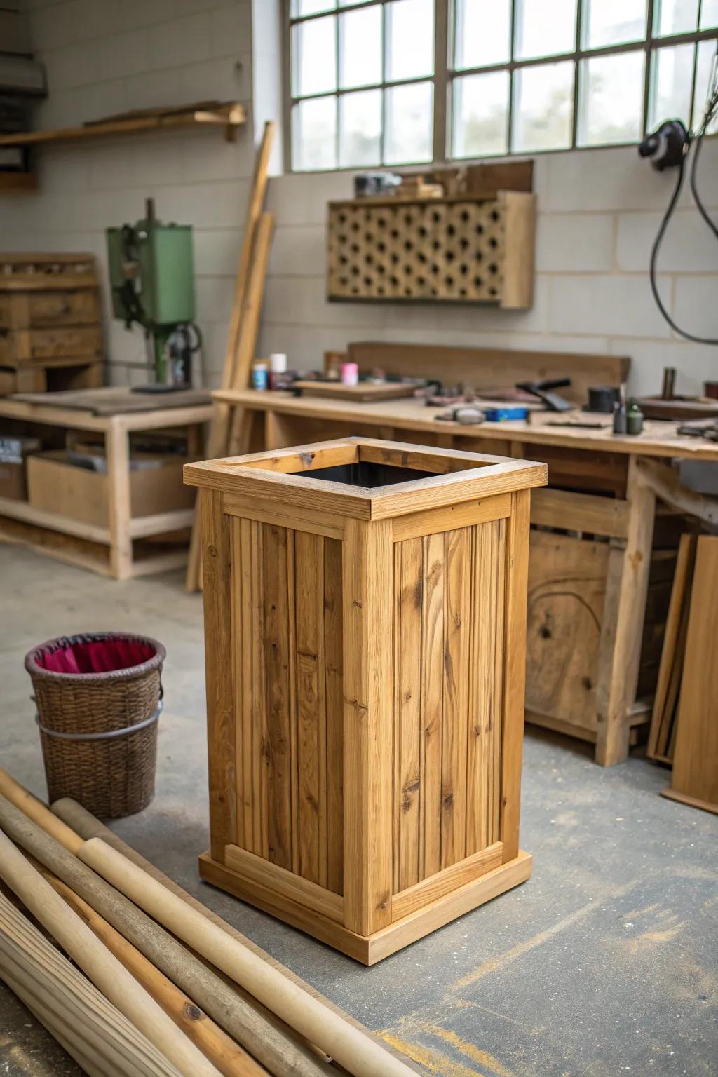 Craftsmanship meets sustainability: Enhance your garage workshop with eco-conscious elegance.