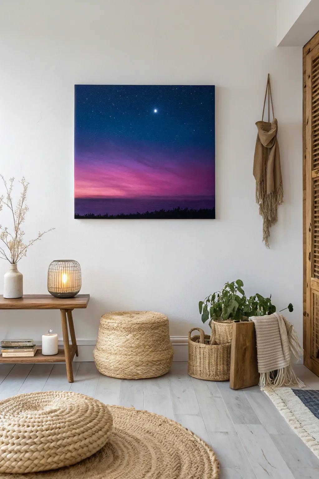 Cherish the serenity of gloaming through a hint of Nordic elegance.