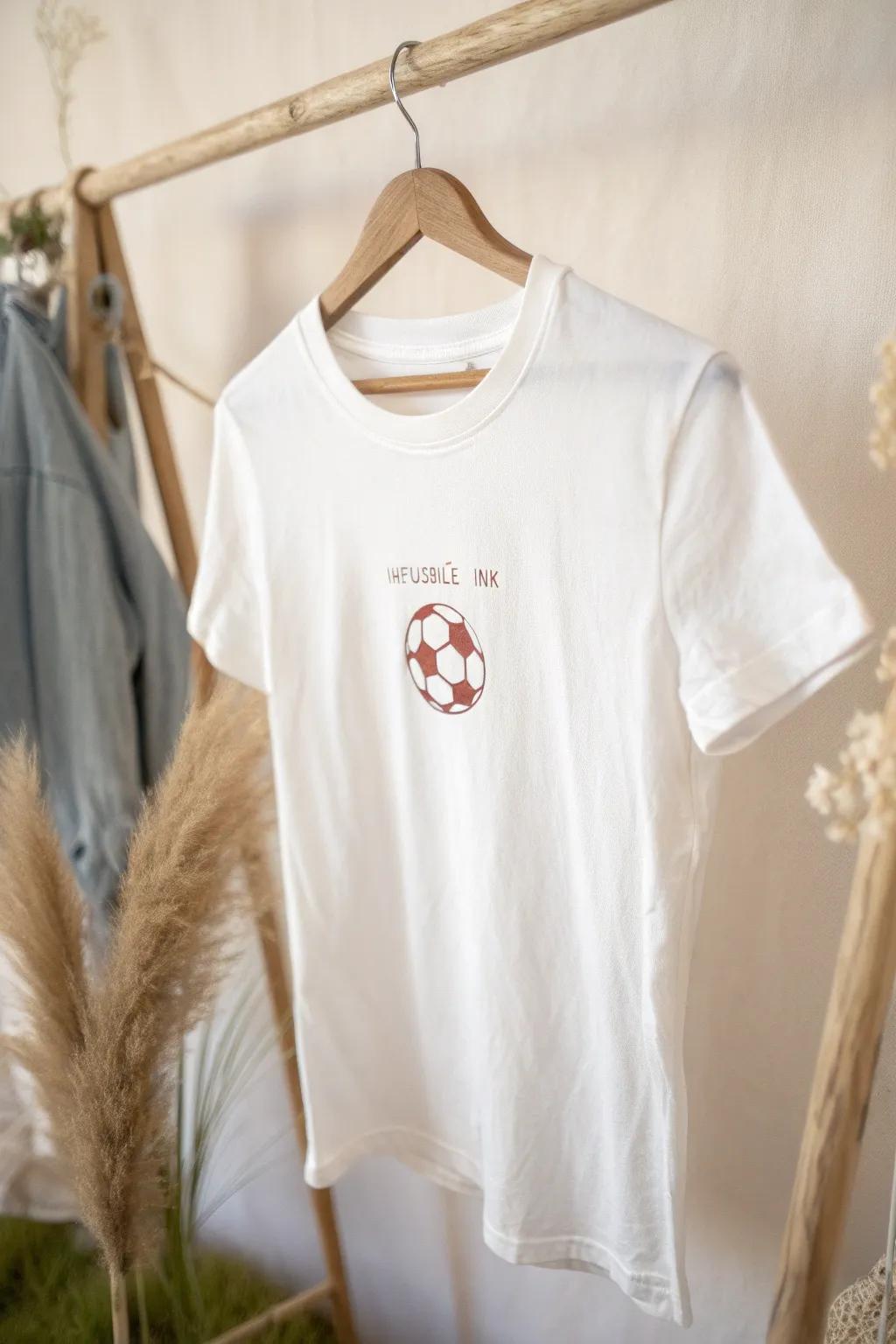 Show your team spirit with minimalist charm—perfect for game day and beyond!