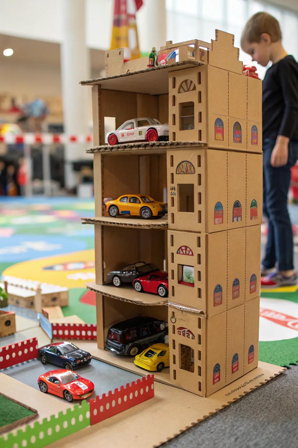 Cardboard carports are a fun and economical keeping solution.
