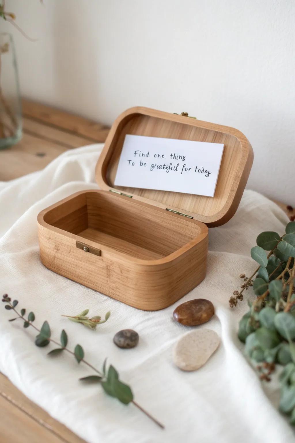 A gentle reminder to find gratitude in the everyday. #MindfulMoments #ScandiBoho