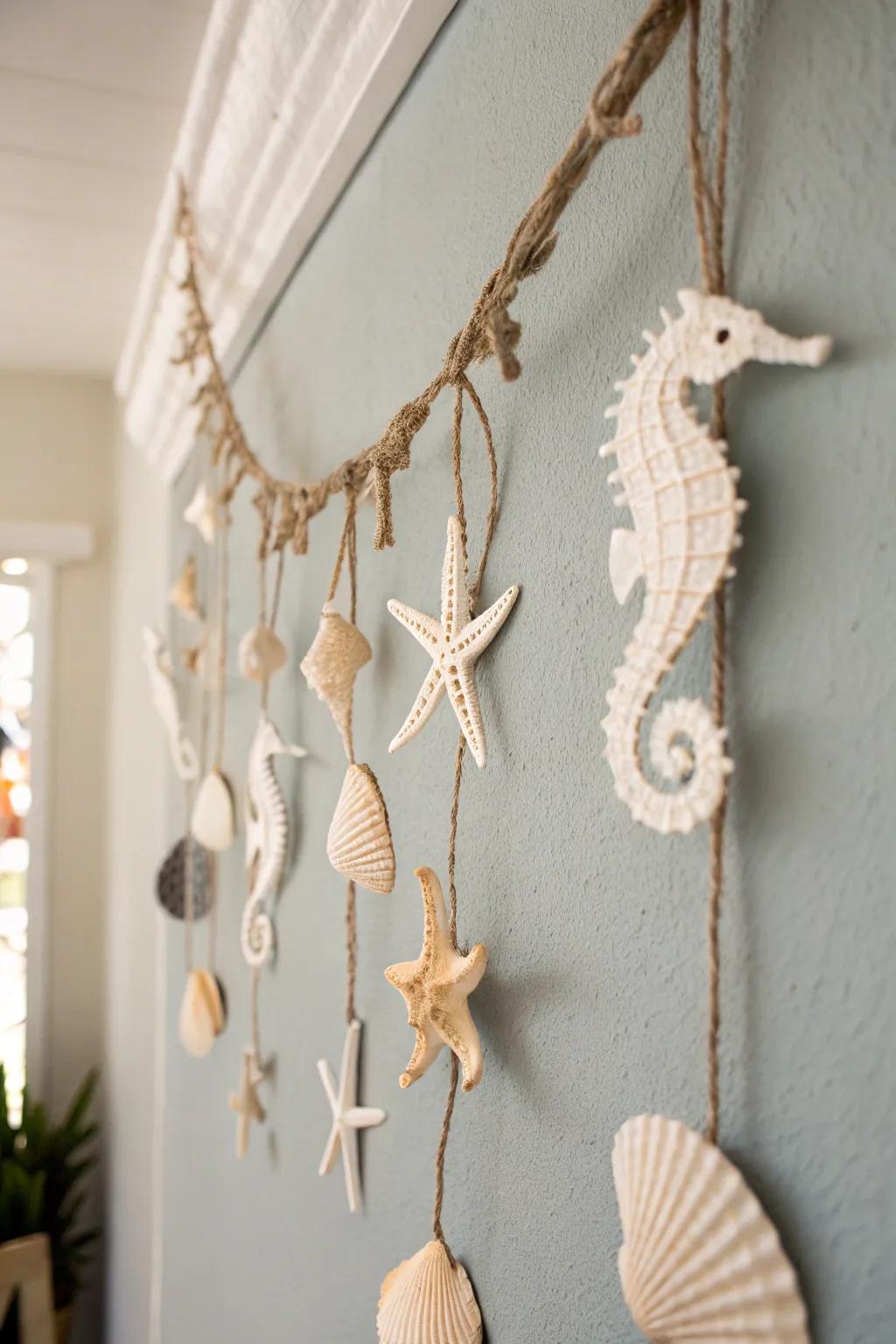 Transfigure your expanse through a scintilla of marine sorcery—elegant marine being festoon for a serene, oceanic-inspired adornment.