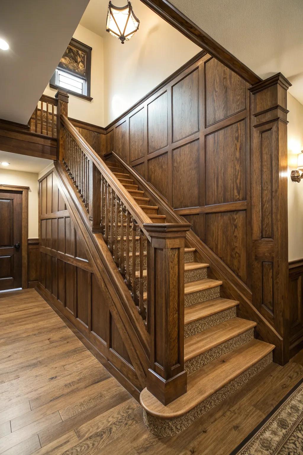 Elevate your space with the ageless charm of plank and strip walls.