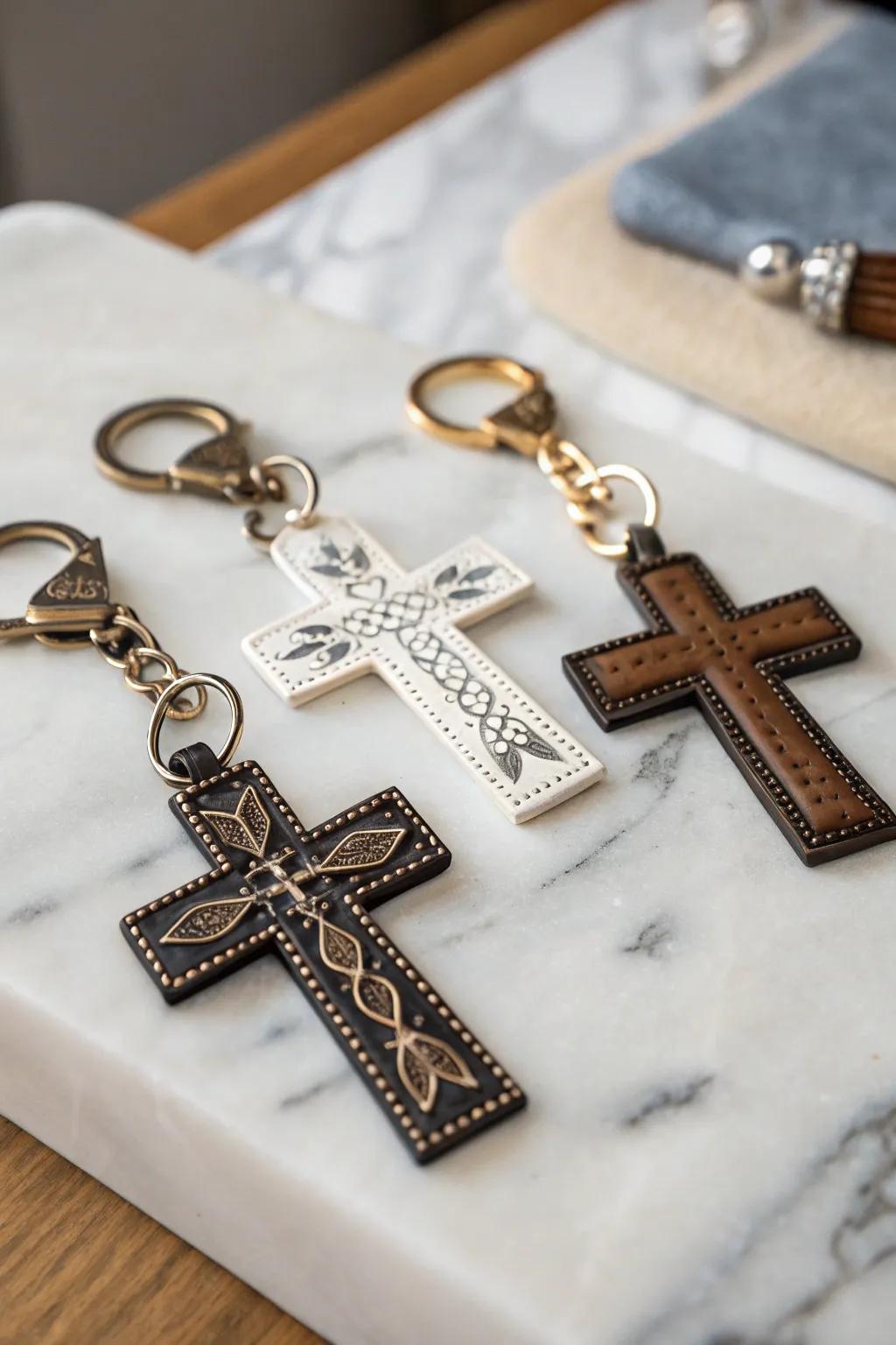 Bespoke fasteners, a practical and sentimental baptism favor.