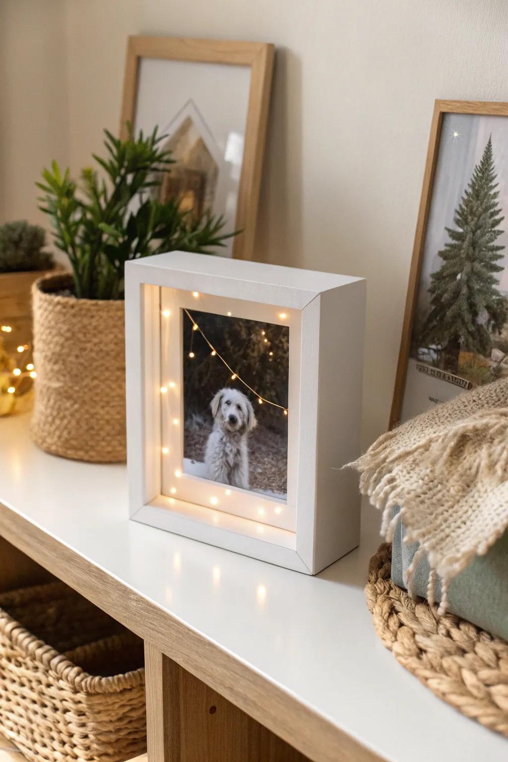 Illuminate cherished memories through a hint of minimalist elegance.