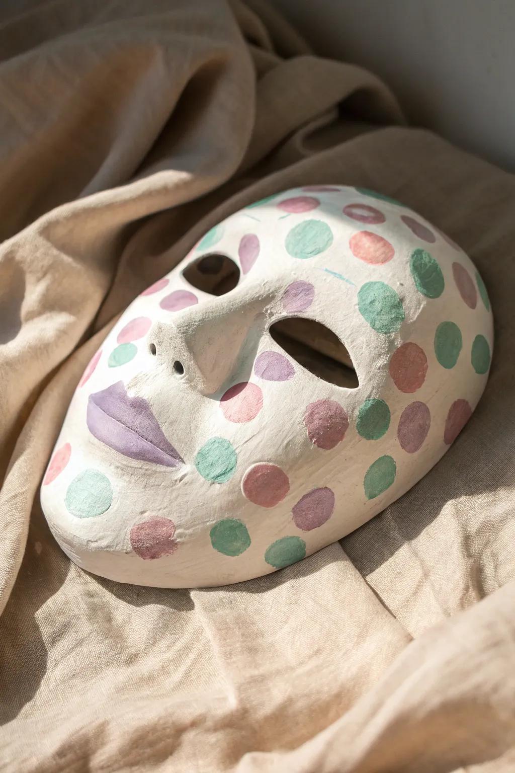 Embrace whimsical elegance with playful polka dot patterns that bring joy and artistic flair to your decor.