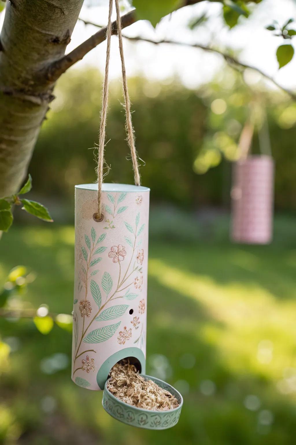 Transform simple materials into a charming aviary and summon nature's enchantment into your yard.