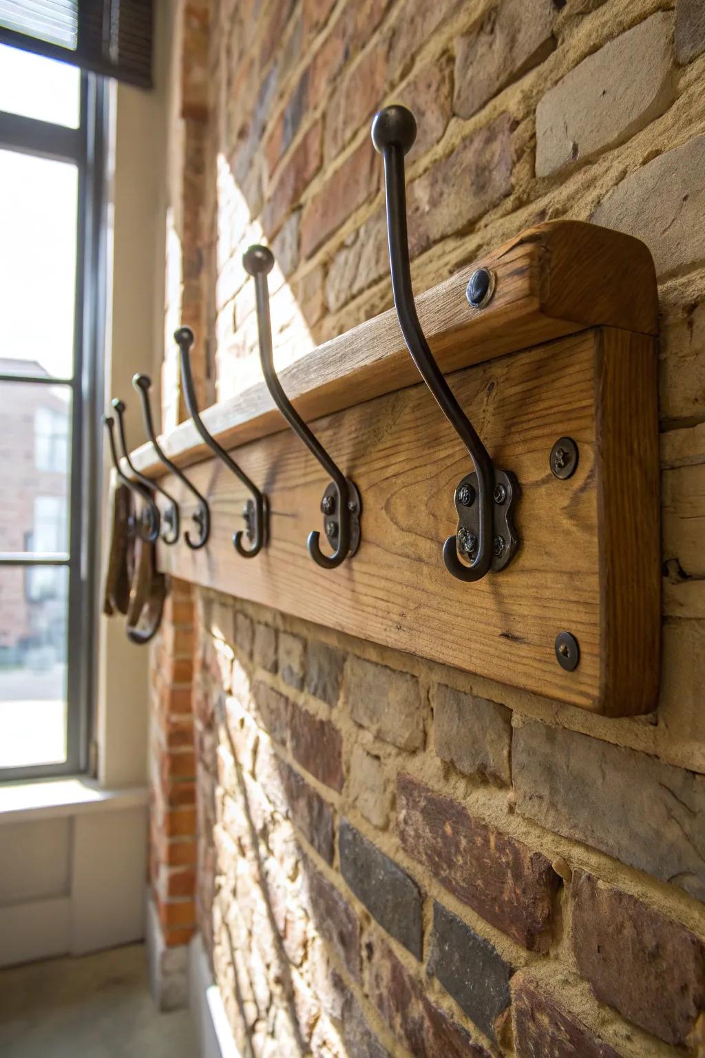 Elevate your entrance with an artisanal outerwear rack that weds practicality and panache.