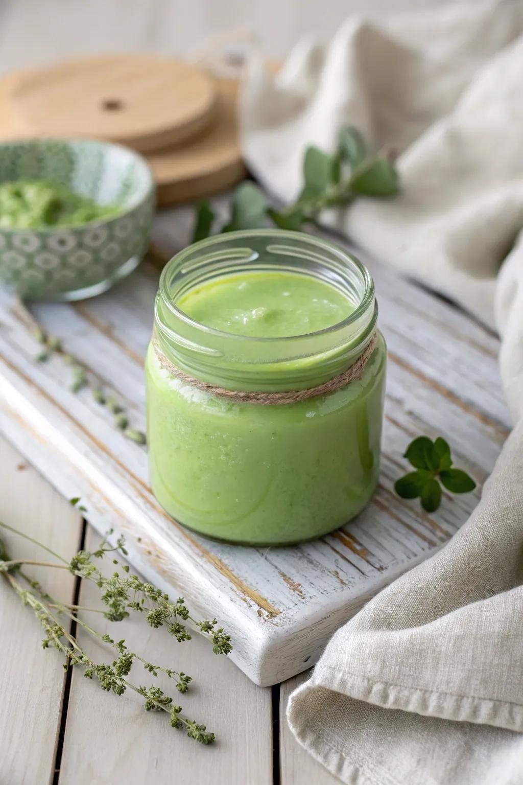 Embrace the playful allure of emerald goo infused with a minimalist nuance. Ideally tailored for St. Patrick's Day exhilaration!