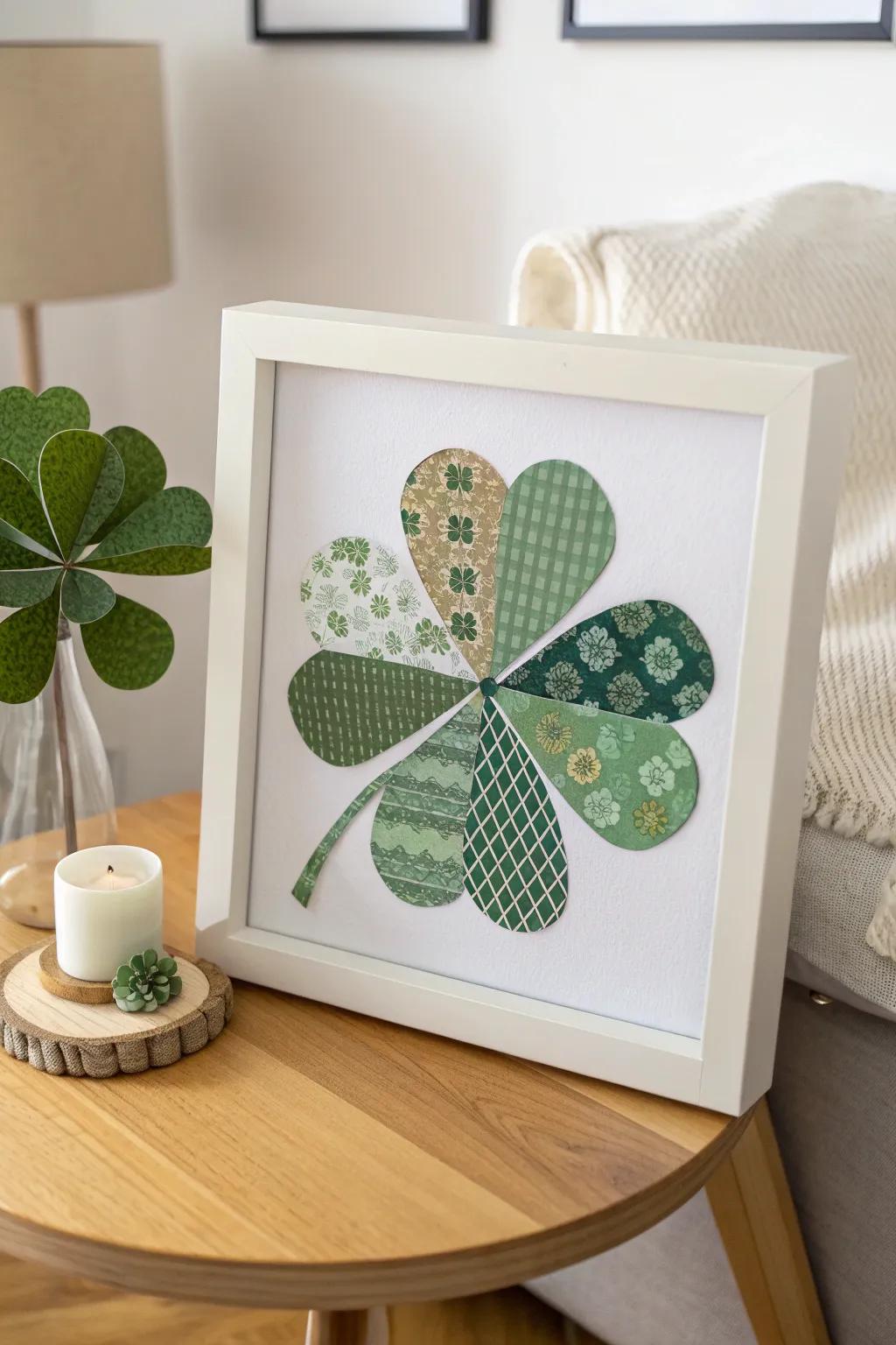 Celebrate St. Patrick's Day by a dash involving organic elegance. 🌿✨ #CloverArrangement #SimplisticDesigns