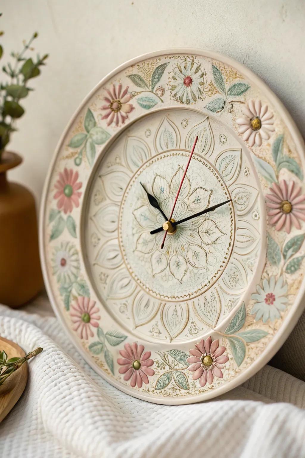 Transform vintage charm into beauty with this DIY plate clock!