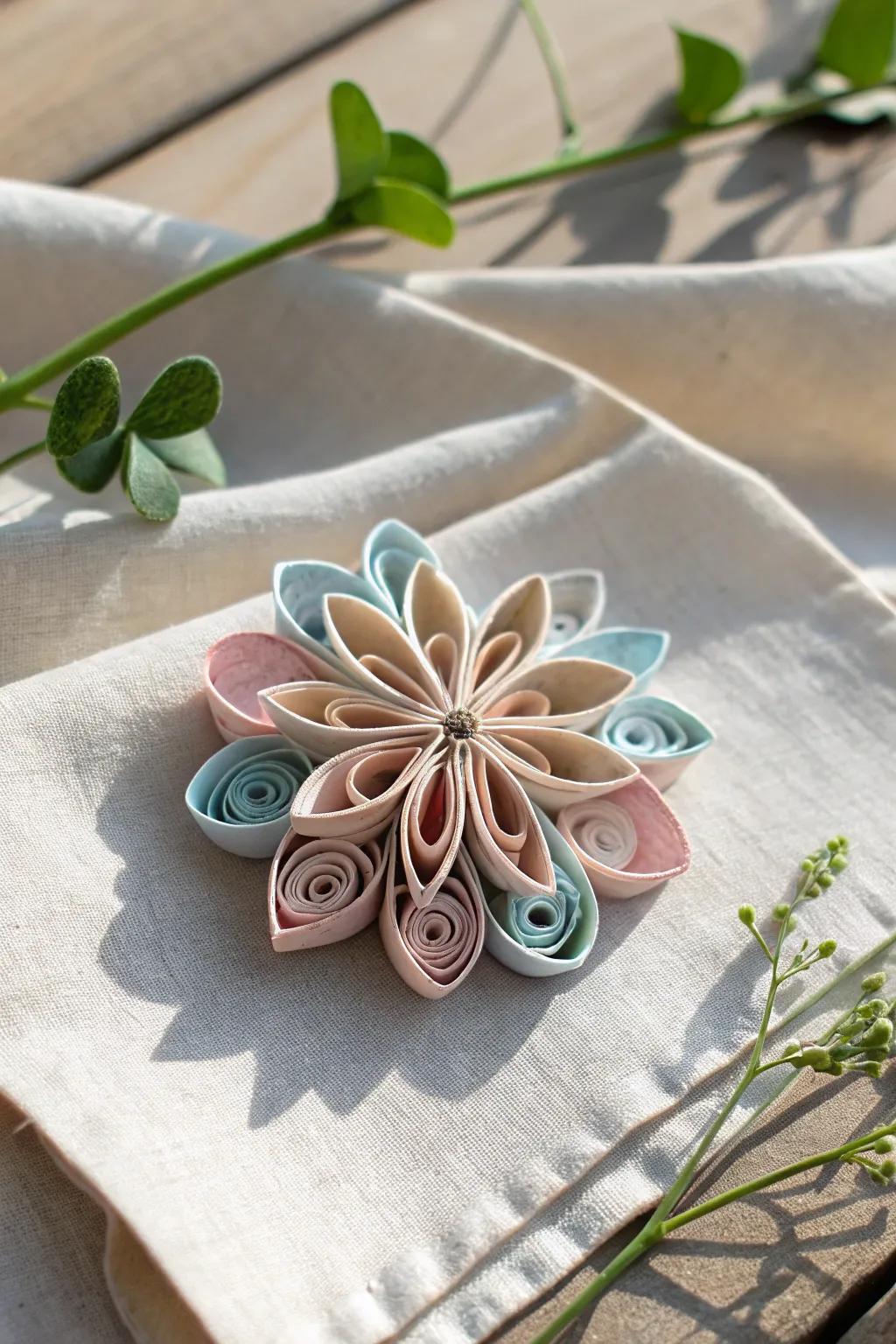 Embrace natural elegance through eco-friendly, handcrafted floral adornments.