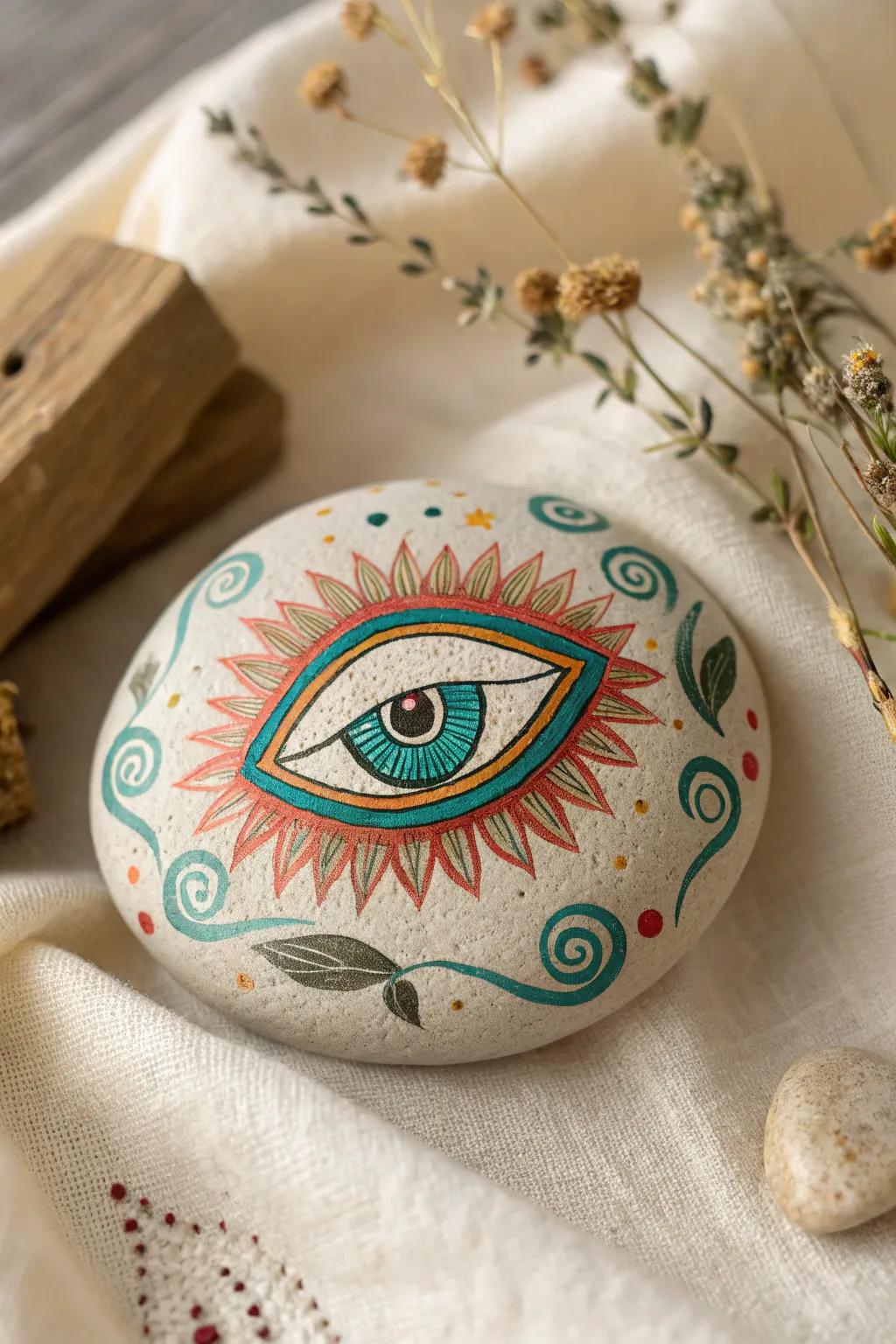 Venture into the enchanting realm of mystical ocular artistry, wherein unpretentious design intersects with soulful vibrance.