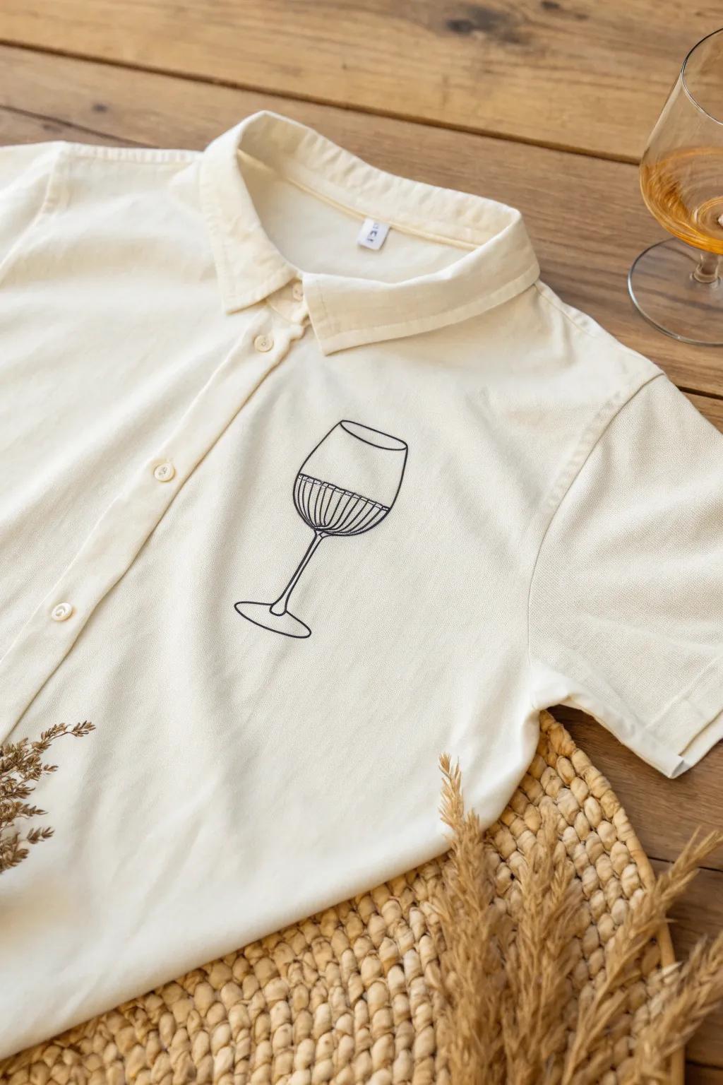 Sip in Style: Elevate your foodie fashion through sophisticated culinary designs. 🍷✨