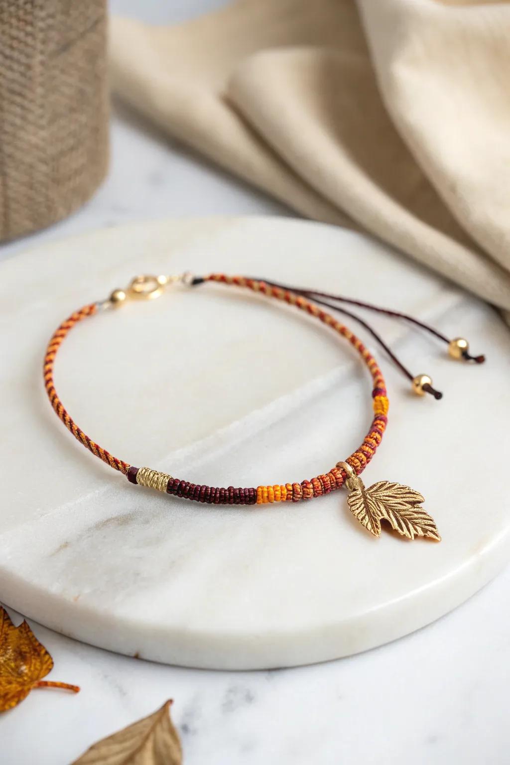 Embrace the season with a touch of autumn charm in your accessories. 🍂✨ #CraftedElegance