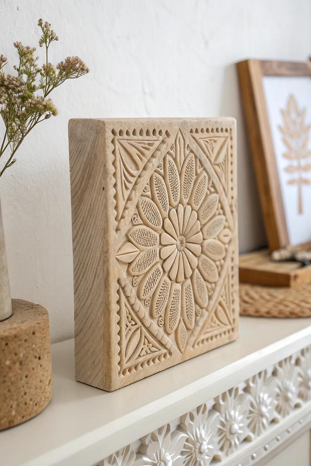 Elevate your area utilizing textured reliefs: a fusion of craftsmanship and innate elegance.