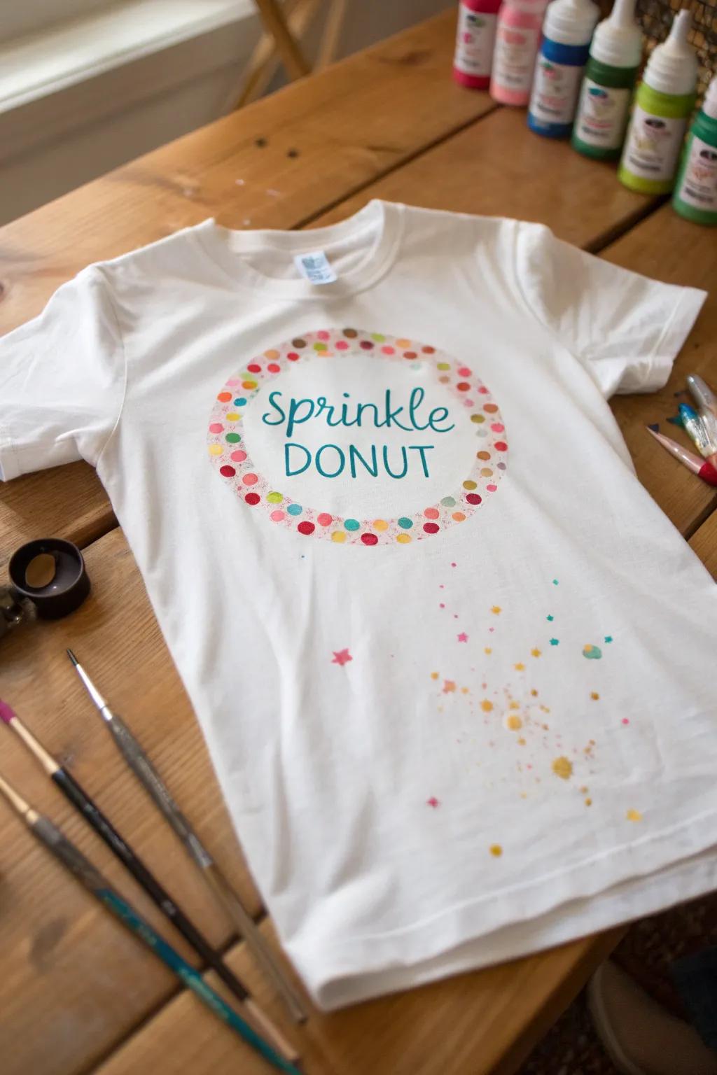 Craft your style: A sprinkle donut spectacle for the 100th day.