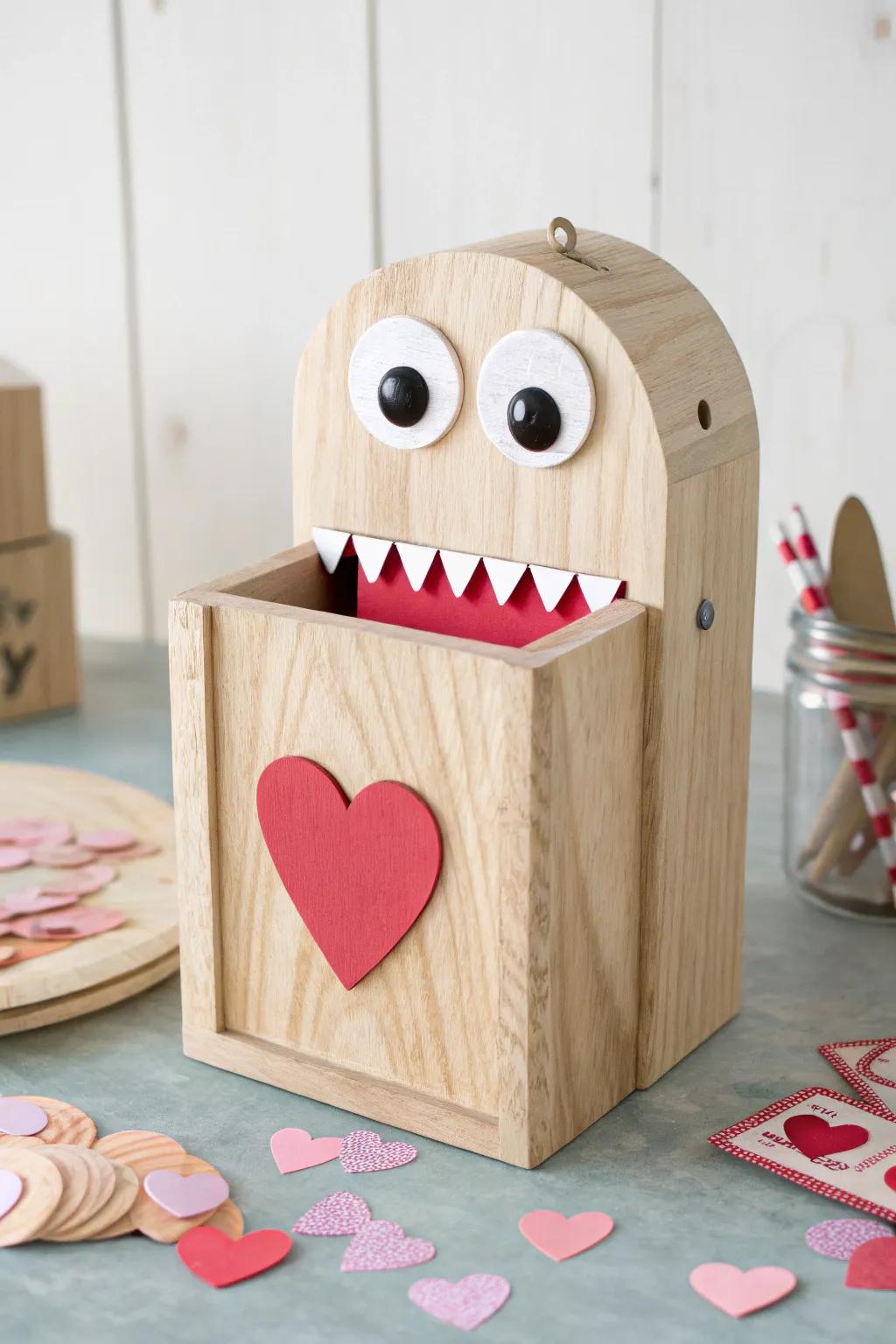 Embrace the playful facet of Valentine's Day with this audacious behemoth cardholder, where effortlessness converges with inventiveness!