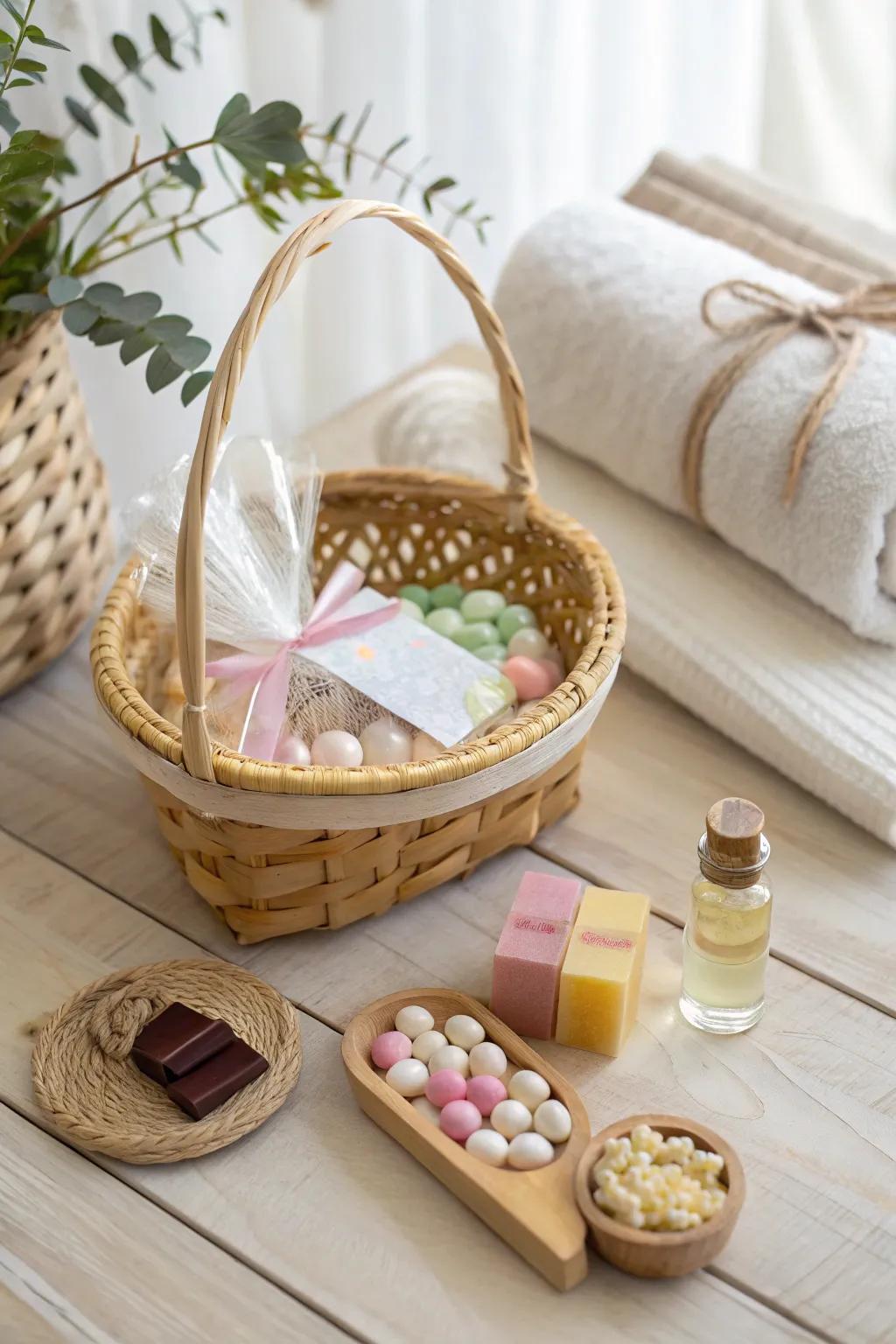 Indulge in serenity with our Spa Retreat & Sweet Treats - a thoughtful gift for moments of self-care.