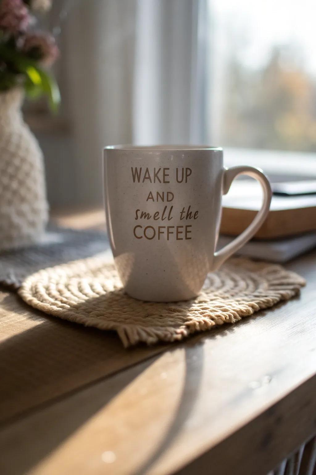 Start your day with elegance and a touch of inspiration ☕️✨