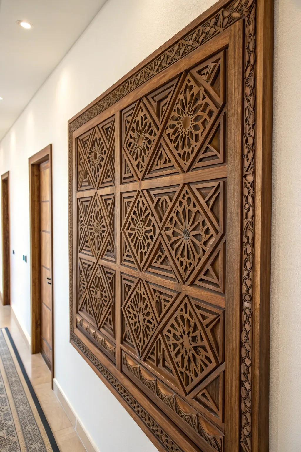 Amplify your space with the elegance of handcrafted wall sections.
