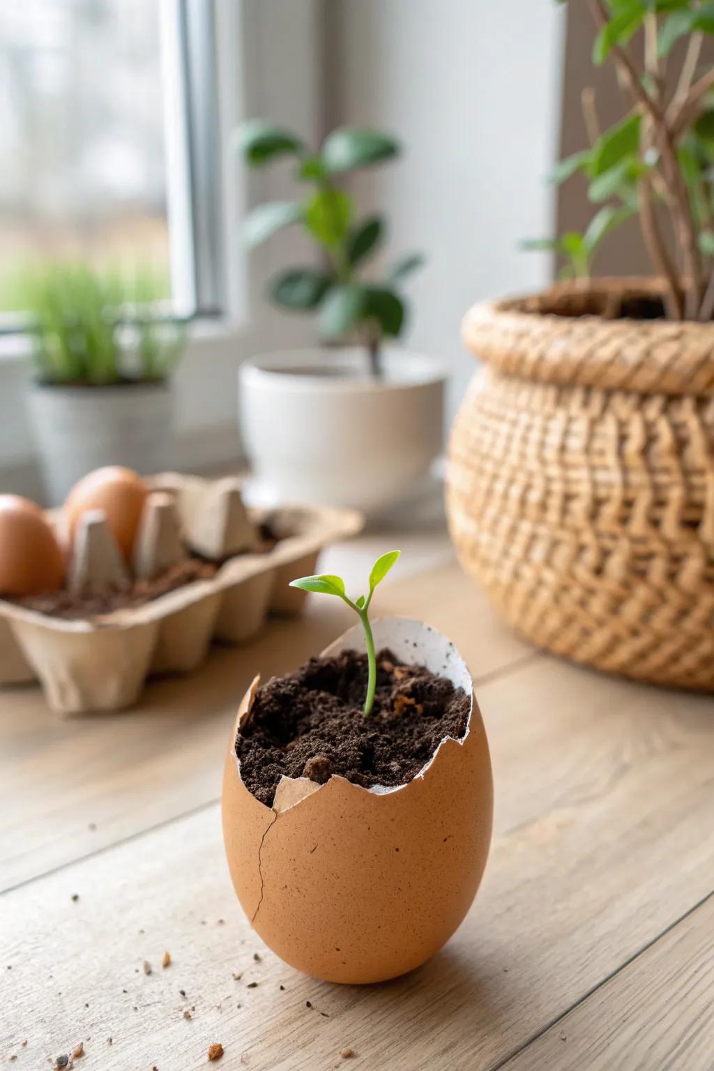 With these charming shell seed containers, you may foster creativity; it's an environmentally beneficial project that brings joy!