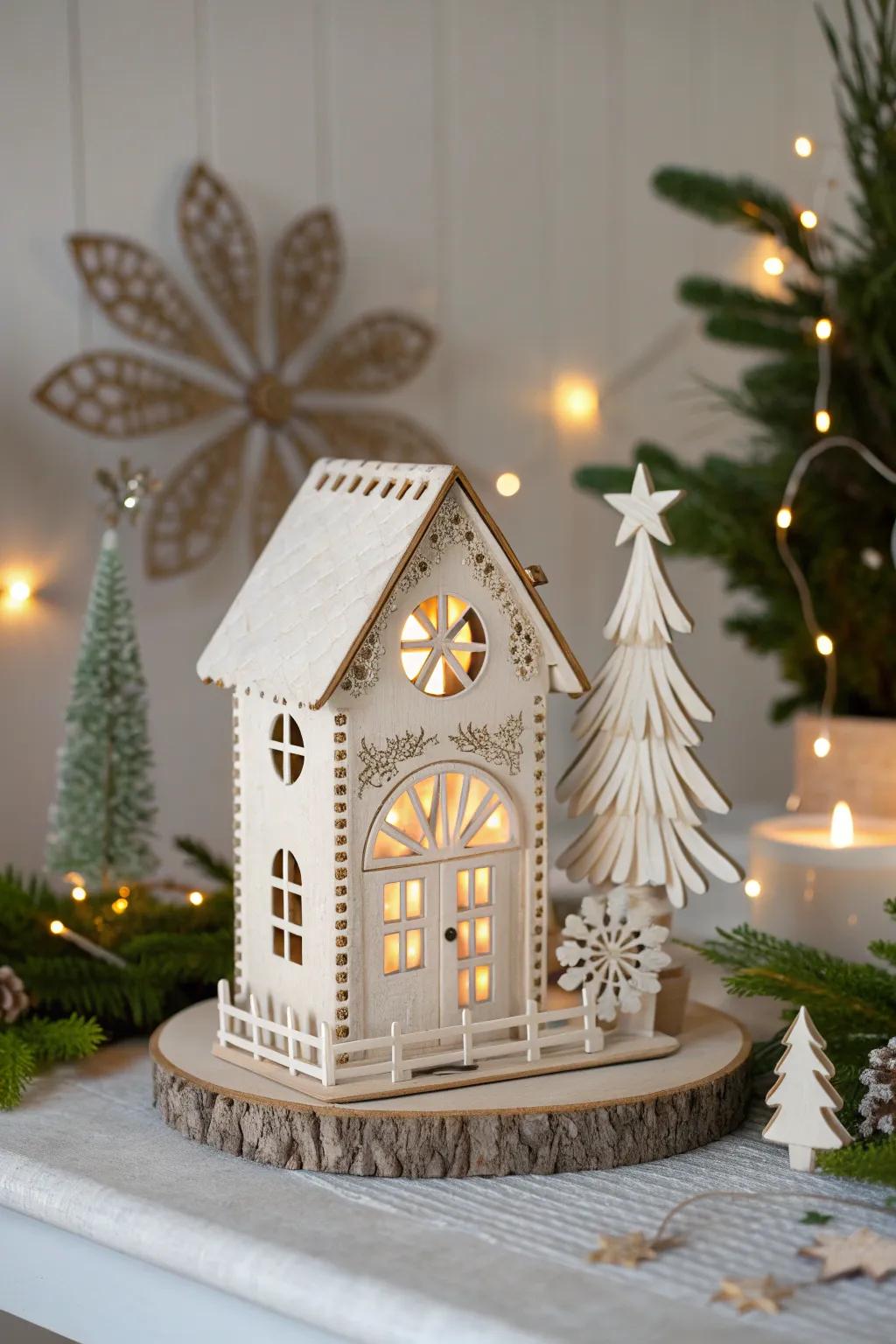 Bring your Christmas village to life with enchanting interactive elements.