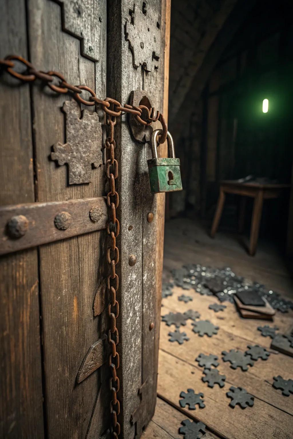 Unlock the mystery: Enter if you dare!