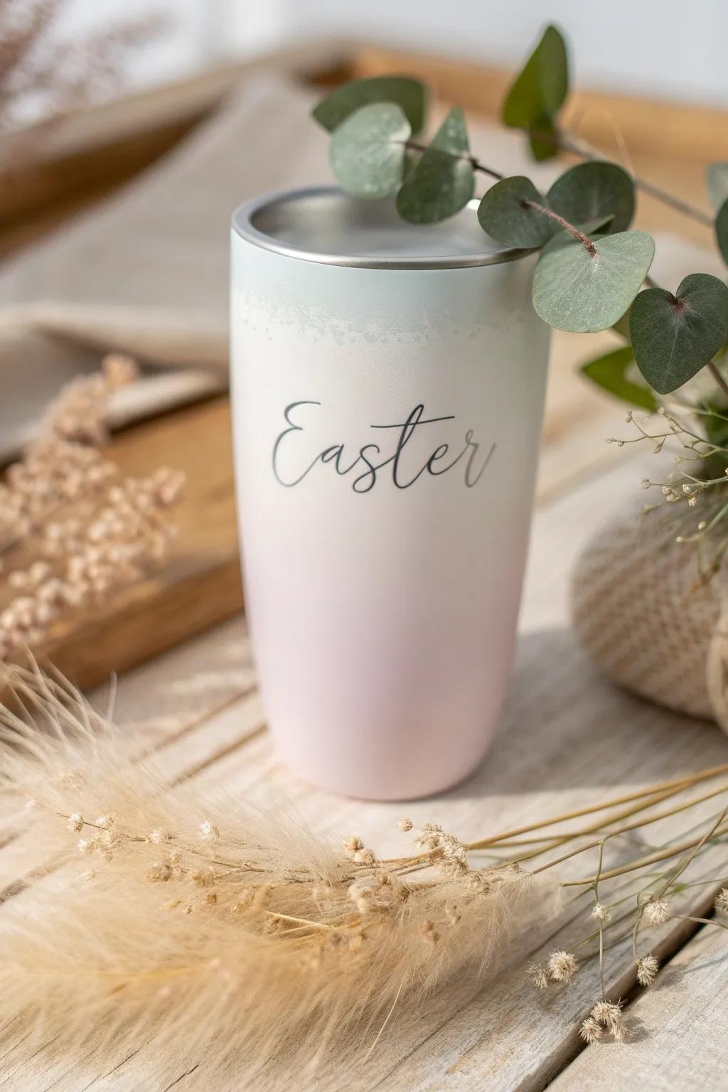 Sip your morning brew with inspiration—celebrate Easter with elegant simplicity.