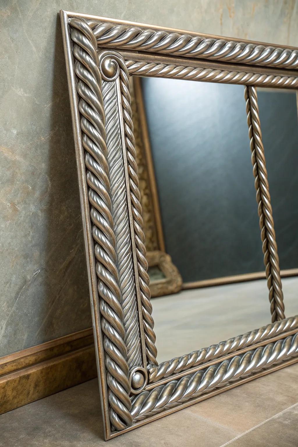 Transform your space with an artful mirror frame that reflects both style and craftsmanship.
