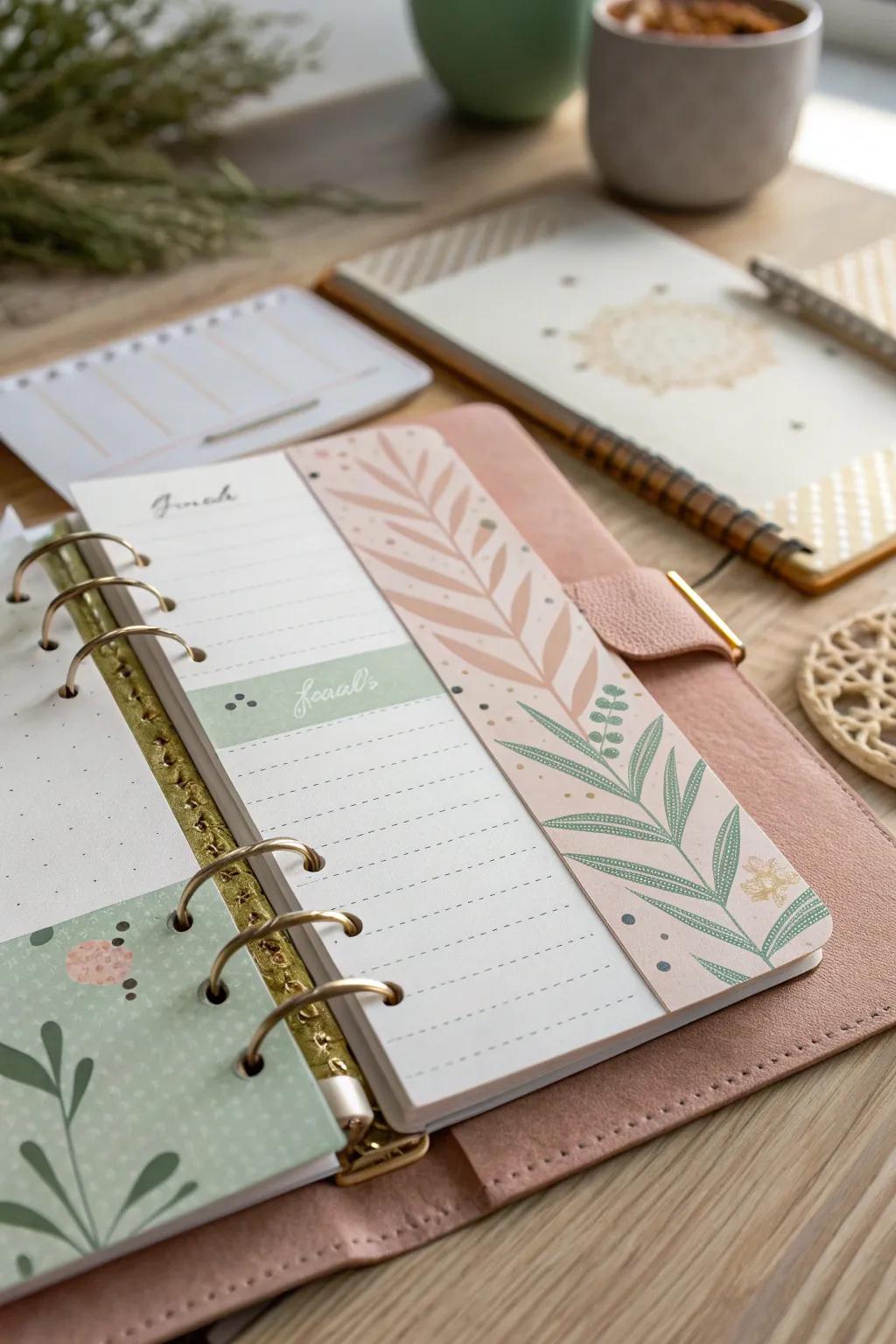 Improve your planning with appealing movable parts, blending simplicity with playful elegance.